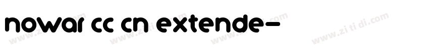 Nowar CC CN Extende字体转换